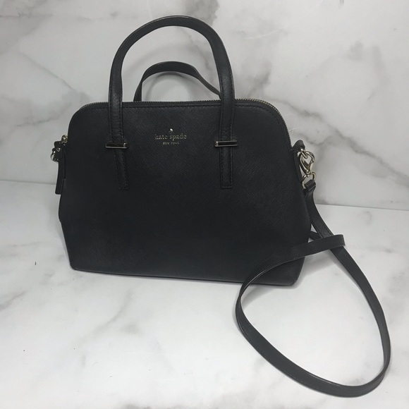KATE SPADE BAG BLACK CEDAR STREET MAISE SATCHEL